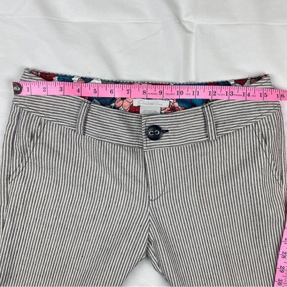 Charlotte Russe Flare Pants Navy and White stripe Juniors Size 9 - Picture 8 of 8